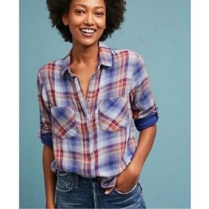 Cloth & Stone Multicolor Plaid Shirt